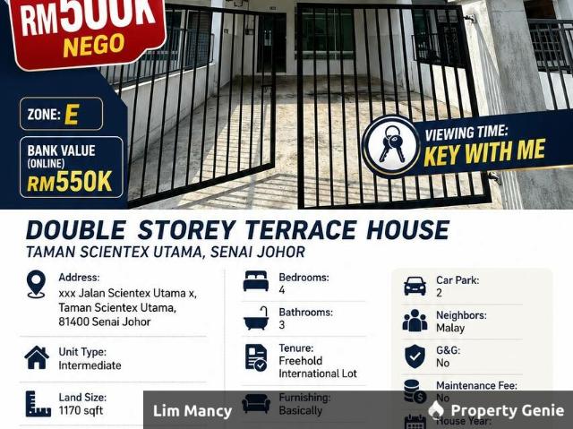 Terraced House for sale in Kulai, Johor
