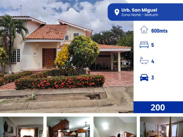Casa en alquiler en Maturin, Monagas