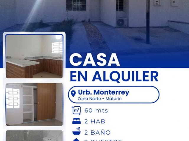 Casa en alquiler en Maturin, Monagas