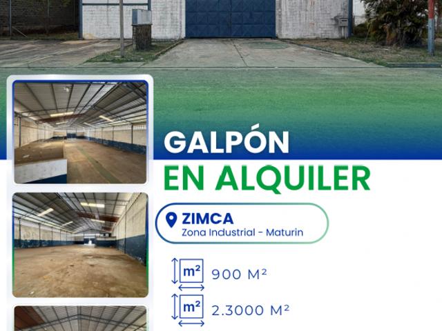 Galpón en alquiler en Maturin, Monagas