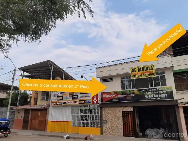 Oficina alquiler en Piura