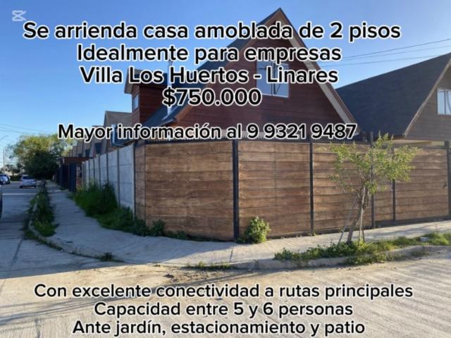 Casa en arriendo en Linares, Maule
