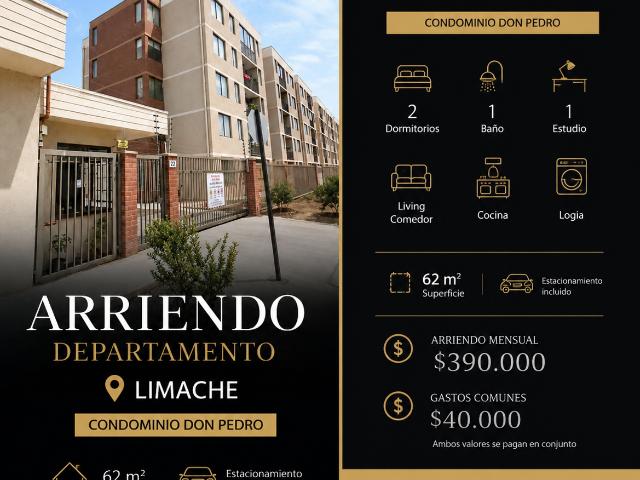 Departamento en arriendo en Limache, Valparaíso