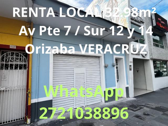 Local Comercial en renta en Orizaba, Veracruz