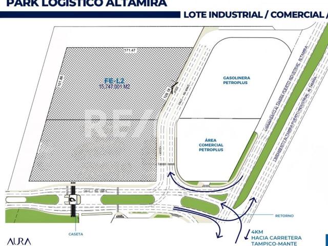 Terreno en renta en Altamira, Tamaulipas