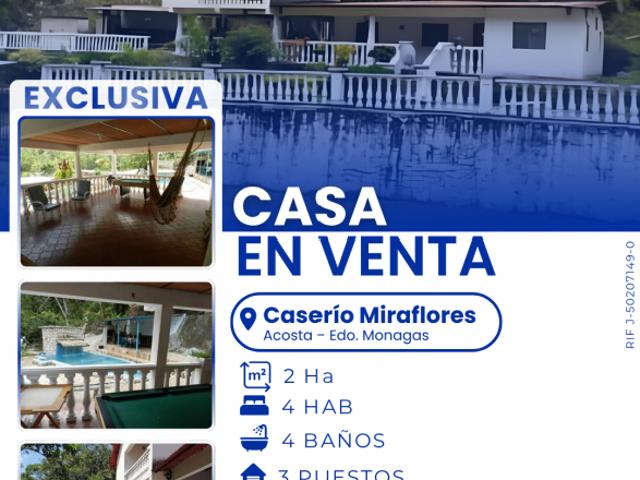 Casa en venta en Monagas