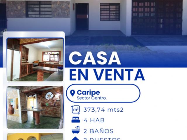 Casa en venta en Caripe, Monagas