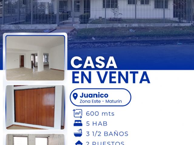 Casa en venta en Maturin, Monagas
