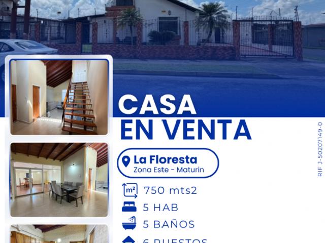 Casa en venta en La Floresta, Maturín