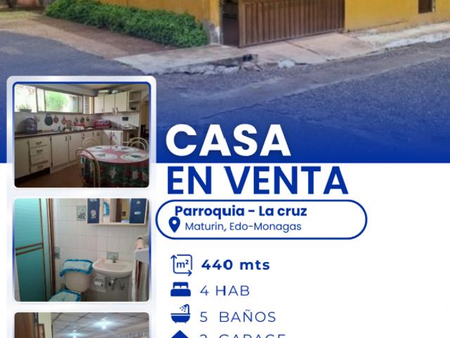 Casa en venta en Maturin, Monagas