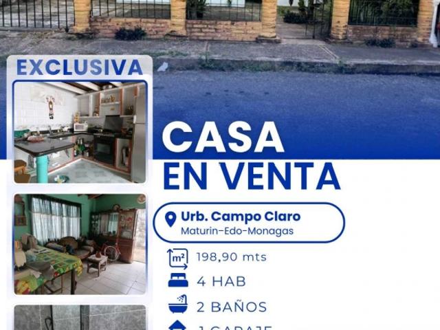 Casa en venta en Maturin, Monagas