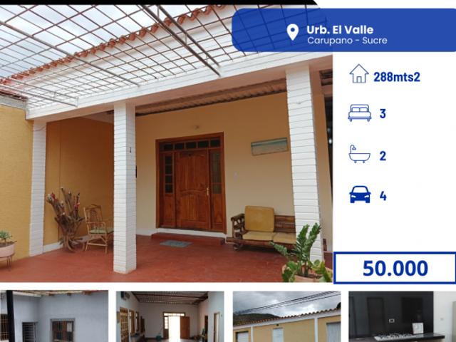 Casa en venta en Carúpano, Sucre