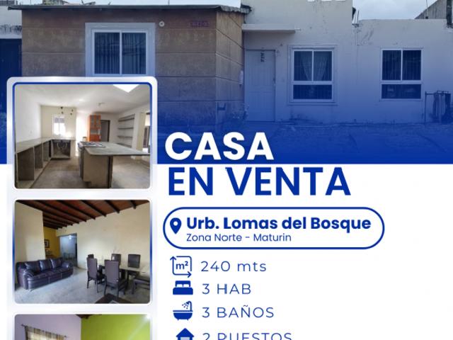 Casa en venta en Maturin, Monagas