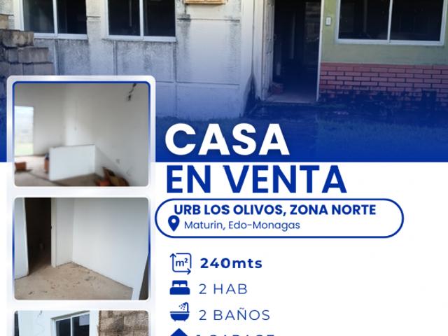 Casa en venta en Maturin, Monagas