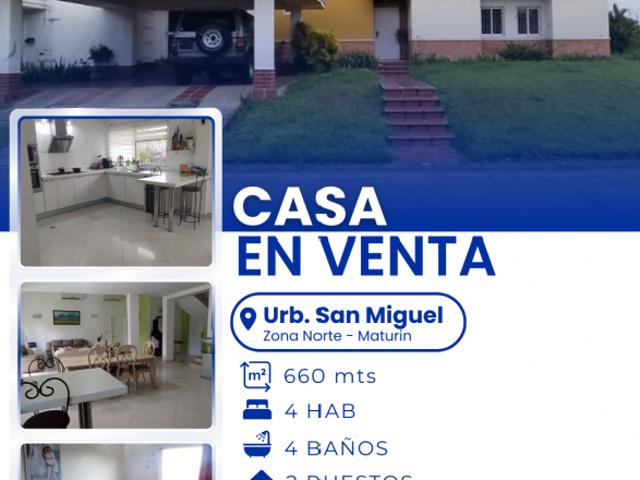 Casa en venta en Maturin, Monagas
