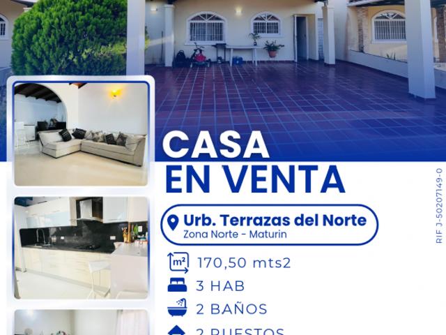 Casa en venta en Palma Real, Maturín