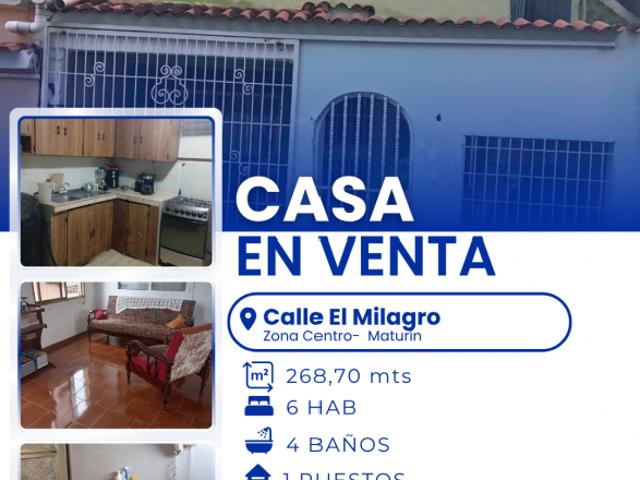 Casa en venta en Maturin, Monagas
