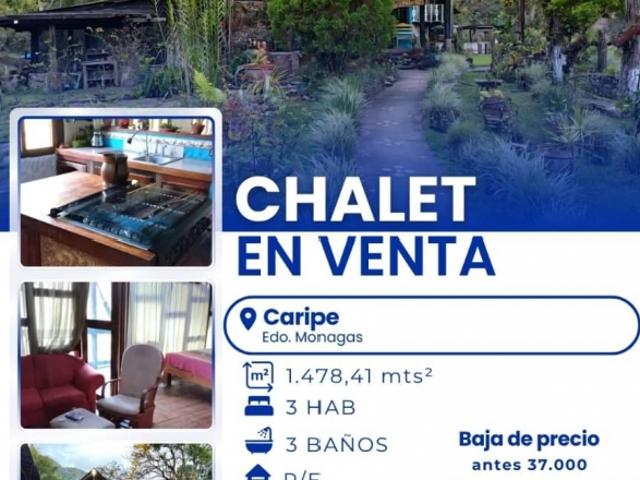 Chalet en venta en El Perú, Caripe