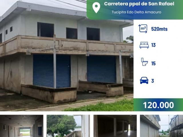Edificio en venta en Tucupita, Delta Amacuro