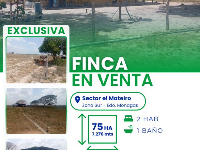 Finca en venta en Maturin, Monagas