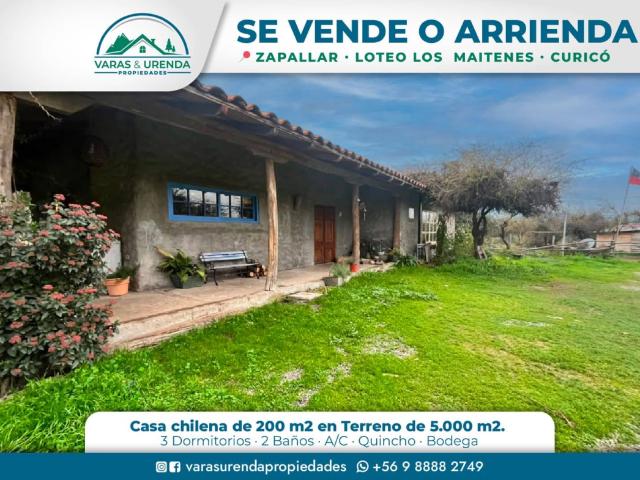 Casa en arriendo en Monte Grande, Maule