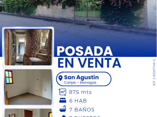 Casa en venta en San Agustín, Municipio Caripe