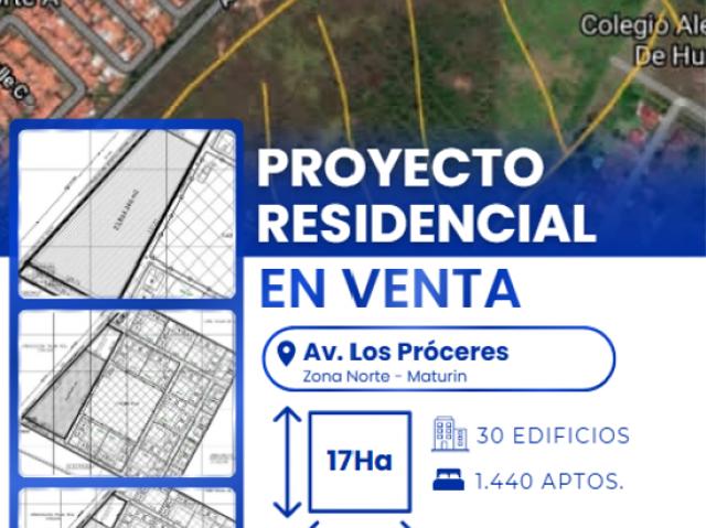 Terreno en venta en Maturin, Monagas