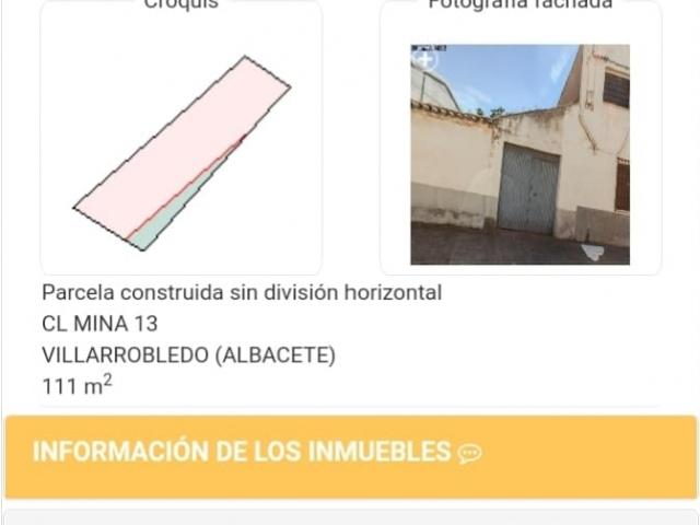 Terreno en venta en Villarrobledo, Castilla-La Mancha