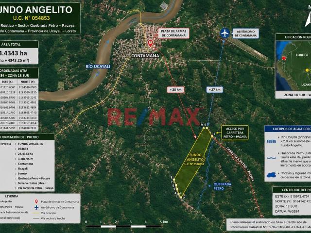 Terreno venta en Contamana, Loreto