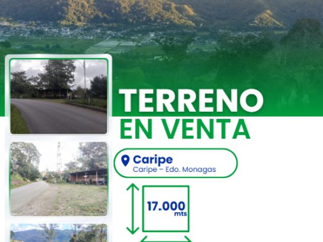 Terreno en venta en Caripe, Monagas