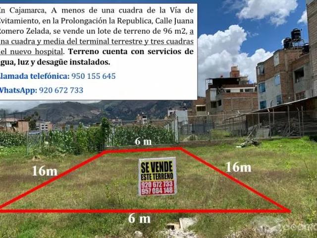 Terreno venta en Cajamarca
