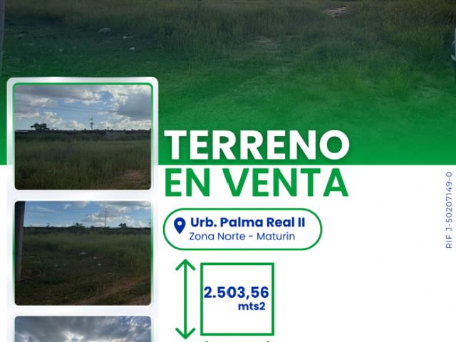 Terreno en venta en Maturin, Monagas