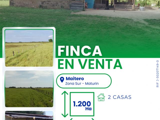 Finca en venta en Bajo Guarapiche, Maturín