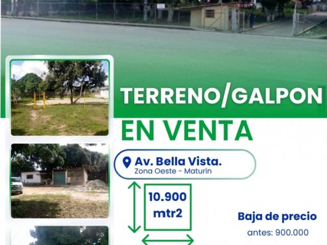Terreno en venta en La Cruz, Maturín