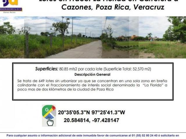 SE VENDEN TERRENOS