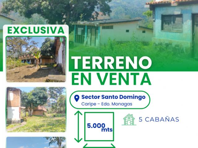 Terreno en venta en Caripe, Monagas