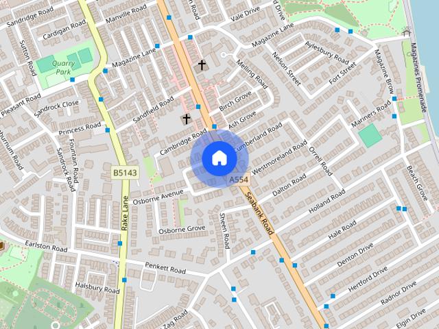 Apartment for rent in New Brighton, Liscard