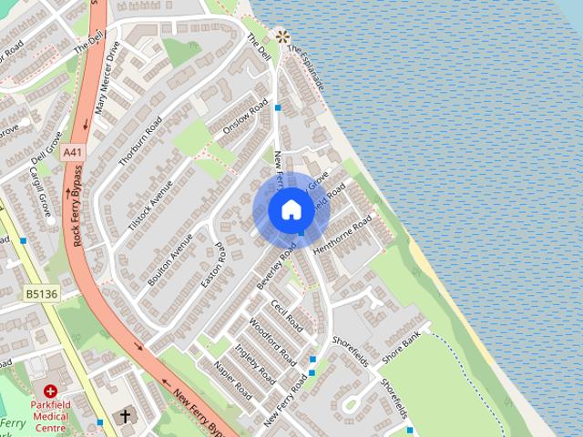 Apartment for rent in New Ferry, Wirral