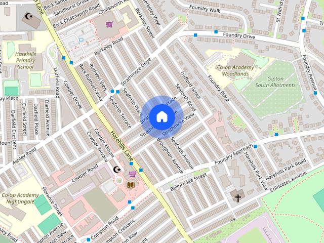 House for rent in Harehills, West Yorkshire