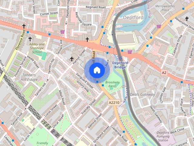 Apartment for rent in London Borough of Lewisham, Deptford