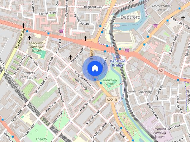 Apartment for rent in London Borough of Lewisham, Deptford