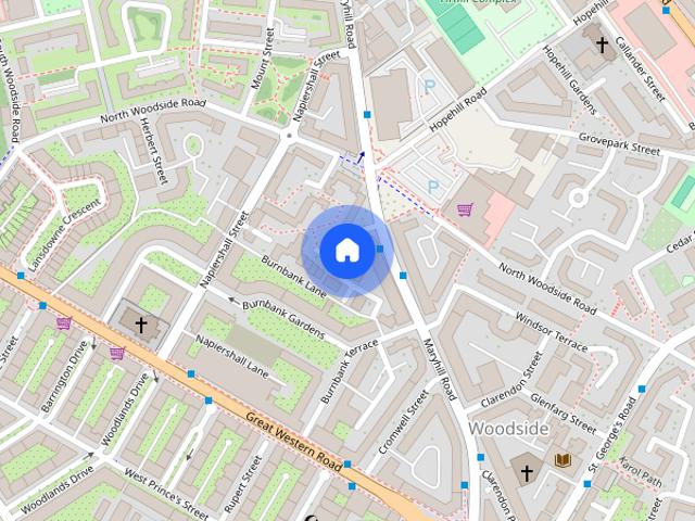 Apartment for rent in Woodside, Scotland