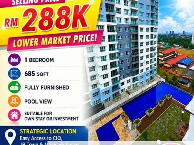 Condominium for sale in Johore Bahru, Johor