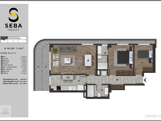 Kağithane, İstanbul içerisinde satılık Residence