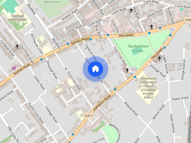 Apartment for rent in Strawberry Hill, Greater London