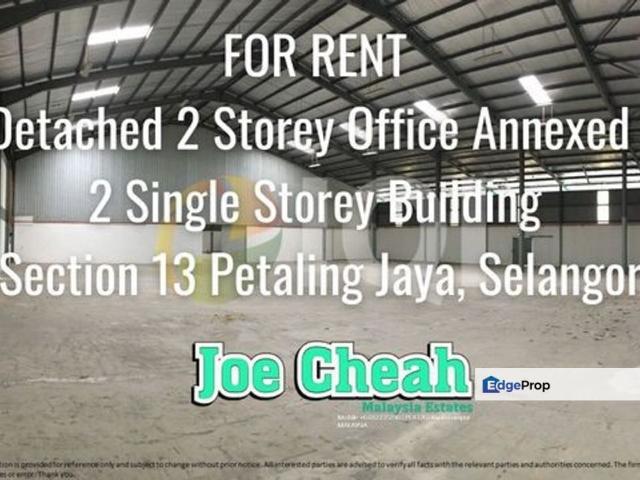 Warehouse for rent in Petaling, Damansara Damai