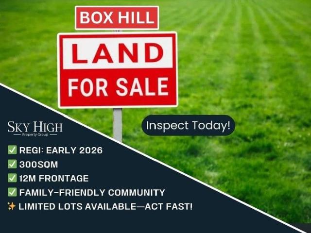 Land for sale in Box Hill, Sydney