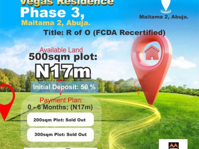 Land for sale in Maitama, Sokoto
