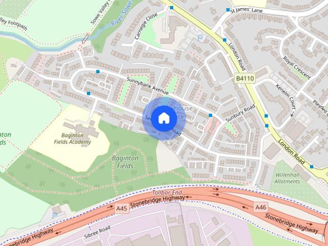 House for rent in Tollbar End, West Midlands