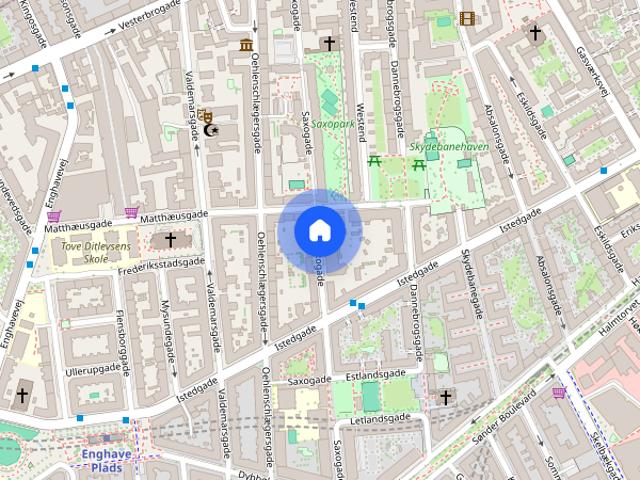 Zimmer til leje i Vesterbro, København